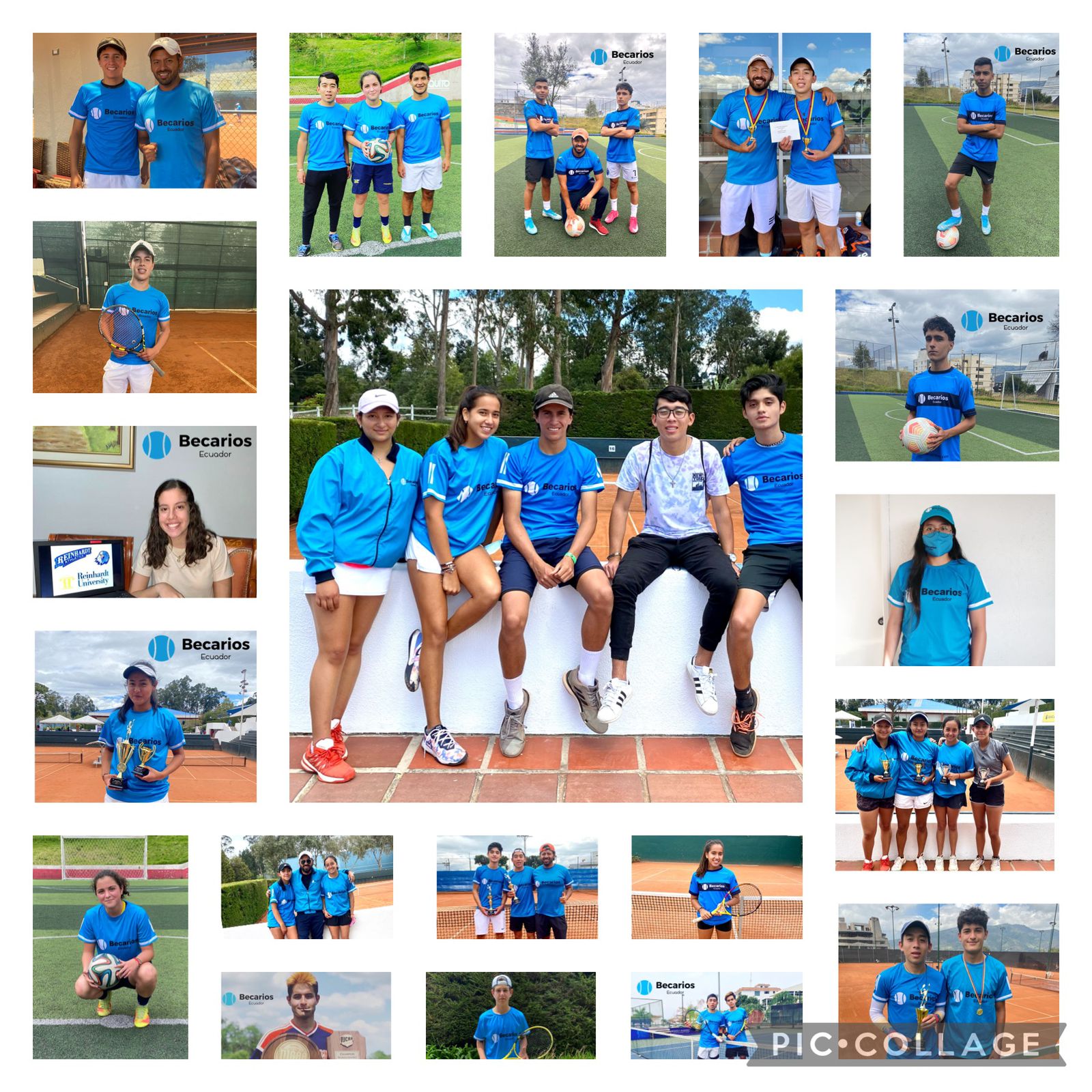 Collage de Becarios